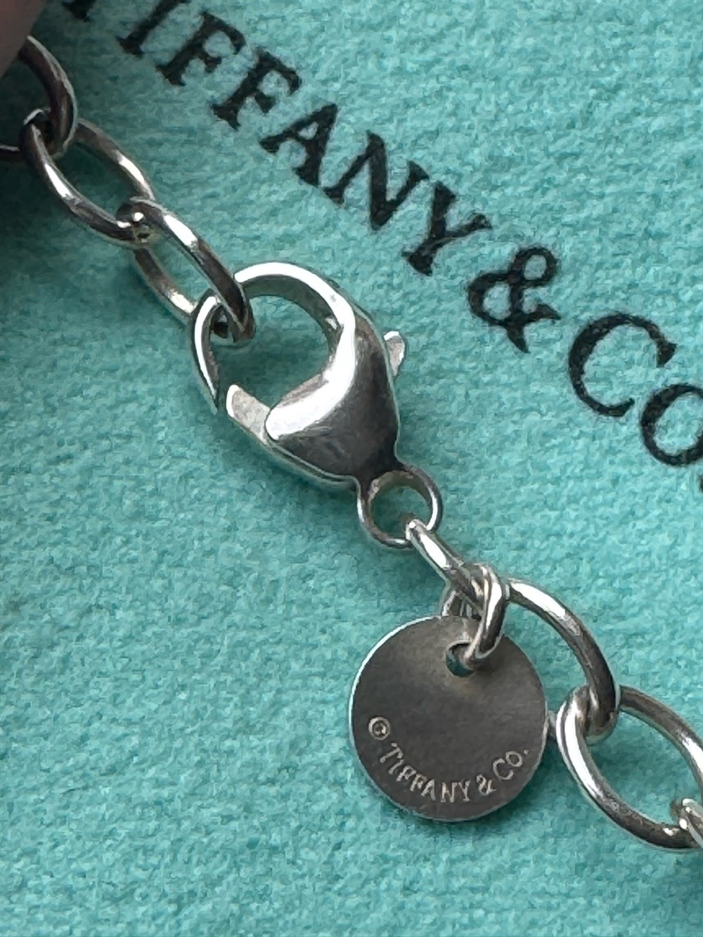 Authentic Tiffany & Co. Sterling Silver Infinity Bracelet - Picture 8 of 10